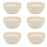 6 Tigelas Meni Marfim